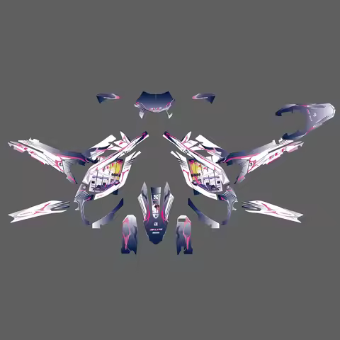 NICECNC For Surron Ultra Bee 2025 2024 2023 Motocross Graphic Background Decals Sticker Customize El