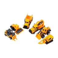 GIJ - 6 PCS Diecast Construction Truck Toy Cars