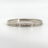 【二手】TIFFANY&Co. 1837 窄款手鐲，925銀，32.33克，銀色 x 黑色