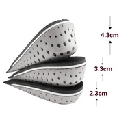 Inner Height Increase Insole Half Pad Insole Invisible Comfortable Height Increase Insole Men Women 