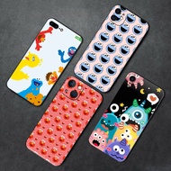 Soft black phone case for iPhone 5 6S SE X XS Max XR 6 7 8 Plus 22KZ Sesame Street Cover