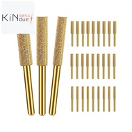 30Pcs Diamond Chainsaw Sharpener Chain Saw Chain Grinding Head 3 Size Chainsaw Sharpener Bits, For C