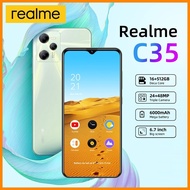 ━ ✳ ☾ Realme C35 Cellphone Original Big Sale 16+512GB 5G smart phone 6.7inch mobile phone COD