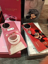 Xiaomi Civi 3 迪士尼100週年 聯名版手機 草莓熊 /米奇老鼠 google雙卡