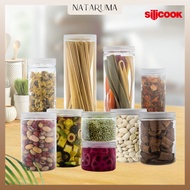 Silicook Food Container Round - Korea No.1 Food container jar transparent plastic plastic Round cyli