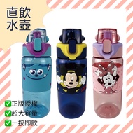Disney Series Direct Drinking Water Bottle-Minnie/Minnie/Fur Monster 540ml Children's Bottle Learnin