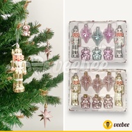 8pc Star Bear Army Decoration Christmas Tree Toy (V46) | Classic Christmas Ornament