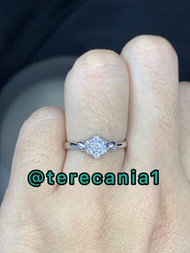 Cincin berlian eropa (barang luar) Emas : 75% Berat emas : 1.72gram Be