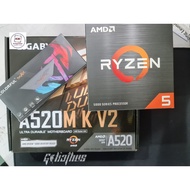 Ryzen 5 5500 A520M 16GB 3200 DDR4 Ram Processor Motherboard R5 5500 Combo Bundle