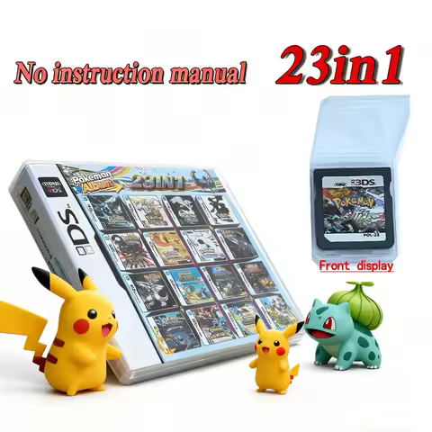 23 in 1 Compilation DS NDS 3DS 3DS NDSL Game Cartridge Card Video Game Handheld Player Game Card (R4