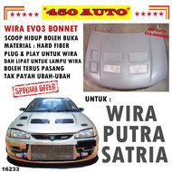 WIRA EVO3 EVO 3 FRONT BONNET BONET (COPY ORI) Scoop Open LL8320 // dah lipat untuk wira satria putra