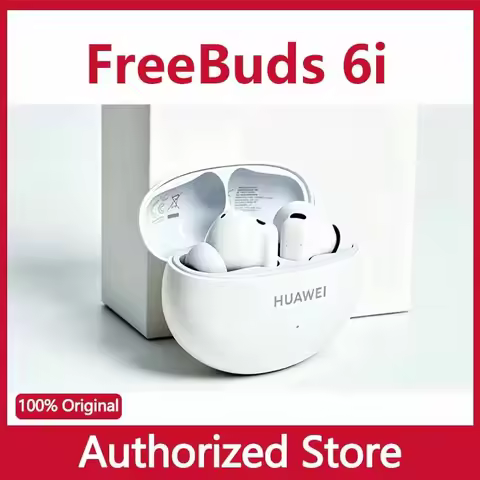 HUAWEI Freebuds 6i Bluetooth Wireless Headphones, 8 Hours Battery Life, Dynamic EQ Active Noise Canc