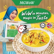 MGWoW HALAL Ready To Eat Chicken Perasa Makanan Travel Food Rendang Ayam Kari Ayam Nyonya 150g