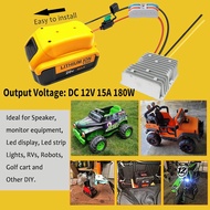 20 to 12V Step Down Converter for DeWalt 20V Battery, DC Power Inverter Adapter DC Voltage Reducer T
