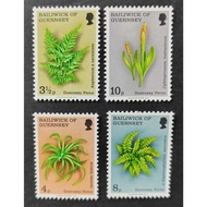Guernsey, 1975 Ferns,  MINT, COMPLETE SET