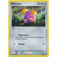 English Pokemon Card Whismur - 019 (EX Deck Tin) - Alternate Holo [USED]