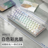 AULA Wolf Spider F3061 Mini Mechanical Touch Keyboard 61 Key Wired RGB Desktop Laptop Tablet Portabl