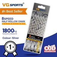 Rantai Sepeda Bicycle Chain Half Hollow 8/9/10 Speed Rante Sepedah Sparepart Sperpat Onderdil Speda 