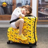 Multi functional luggage/ins Little Yellow Duck children's travel camping travel luggage/22 inch portable luggage