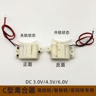 Semi-Automatic Fingerprint Lock C-Type Clutch 3V-6V Smart Lock Hotel Apartment Electronic Lock House