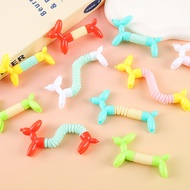 Stretch Rabbit Children's Small Toys Decompression Toys Retractable tube pop tube