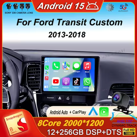 Android 15 video Player Carplay Auto Car Radio For Mitsubishi Outlander 3 GF0W GG0W 2012-2018 Multim