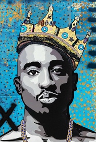 โปสเตอร์ Tupac 2pac ทูแพ็ก ทูพัค Rapper แร็พเปอร์ Hip Hop ฮิปฮอป Poster รูปภาพ ของสะสม ของแต่งบ้าน ข