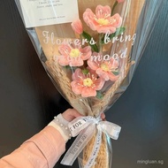 Poppy Crepe Paper Flower Bouquet