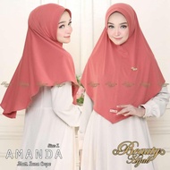 [Ori Beauty] AMANDA L GOLD SERIES ••gold instant pet hijab••luna crepe hijab