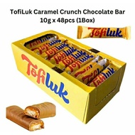 Tofiluk caramel crunch chocolate bar 10 g (1box=48 pcs)