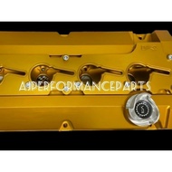 MITSUBISHI 4G93 GSR VR VELOCITY RACE PERFORMANCE BILLET ENGINE VALVE COVER SET ANODIZED GOLD