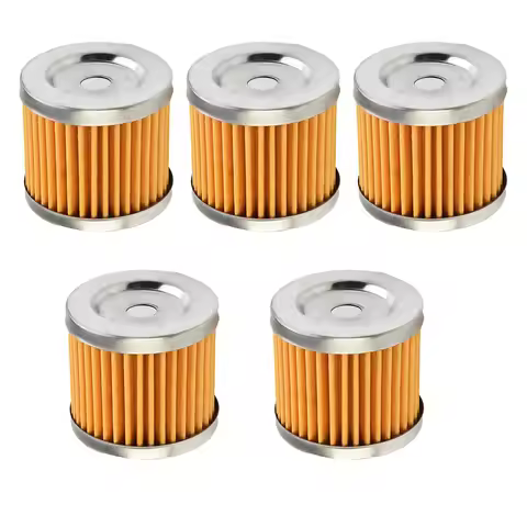5PCS Motorcycle Engine Oil Filter For HJ125K GN125 EN125 GS125 HJ GN EN 125 125cc Aftermarket Spare 