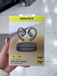 AWEI TZ8開放式運動藍牙耳機含耳掛配戴式/無線耳機/防水防汗/遊戲耳機/wireless gaming earbuds/Bluetooth/headsets/noise reduction