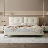 Homie เตียงนอน fabric bed Bedroom pu Furniture เตียงติดพื้น 1.5m 1.8m HM2022