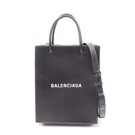 【二手】巴黎世家 (Balenciaga )手提購物袋 XXS 757776 黑/白皮革購物袋 XXS 女款 二手
