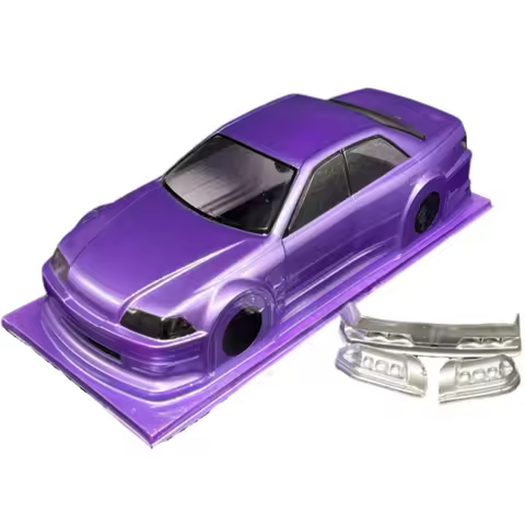 BM Racing 1/24 JZX Painted Body Shell (Metallic Purple) BM-B-JZXP