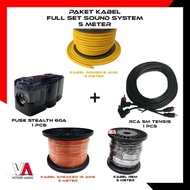 Cable Package for Car Audio Full Set Sound System Installation Cable