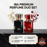 IBA Premium Perfume Set - Black & Red Editions, 24H Long Lasting Scent, Luxury Experience, Perfect G