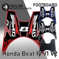 HONDA BEAT Fi V1 V2 Footboard Rubber Matting Honda Beat Motorcycle Accessories