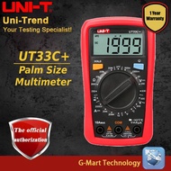 UNI-T UT33C+ UT33D+ UT33A+ UT33B+ Handheld Multimeter, Palm Size Multimeter
