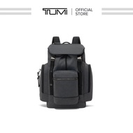 TUMI TUMI HARRISON GRIFFEN FLAP BACKPACK กระเป๋าเป้สะพายหลัง สีชาร์โคลเข้ม