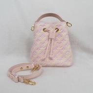 LV Louis Vuitton NEONOE BB Pink Summer Stardust 路易威登星辰系列粉紅色BB水桶單肩手提包 RFID