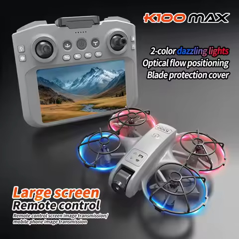 K100 MAX 4K HD Dual Camera Drone with Optical Flow Obstacle Avoidance Professional Quadcopter for Ae