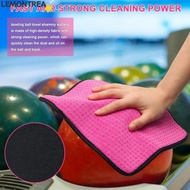 LEMONTREAL Bowling Ball Shammy, Dirt Removal Double Sided Bowling Ball Towel, Portable Absorbent Mic