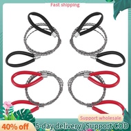 4 Pcs Stainless Steel Cable Saw Metal Wire Saw Hand Pocket String Rope Saw PVC Pipe Cutting Tool for