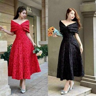 (Ready stock) Women Xmas Dress premium Vietnam Clothes