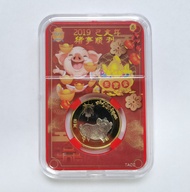 AC 2019 CHINA 10 YUAN pig Commemorative Coin UNC