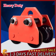 Heavy Duty Hanger Trolley Plain Trolley Gate Roller Manual Trolley Wheels Push I Beam 1Tons 2 Ton Pu