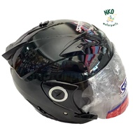 หมวกกันน็อคเต็มใบ 🔥SPACE CROWN🔥 รุ่น PHOENIX-D (แว่น2ชั้น) ของแท้100%💯 3สี ดำเงา ดำด้าน เทา #หมวกกัน