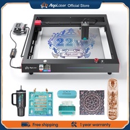 Algolaser Delta 22W Craft Laser Cutter and Laser Engraver with Honeycomb Working Table & Materials P